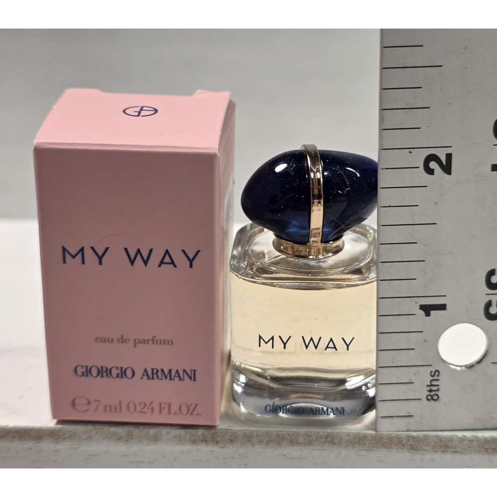 Giorgio Armani MY WAY Eau de Parfum .24oz/ 7ml SPLASH Mini New in Box